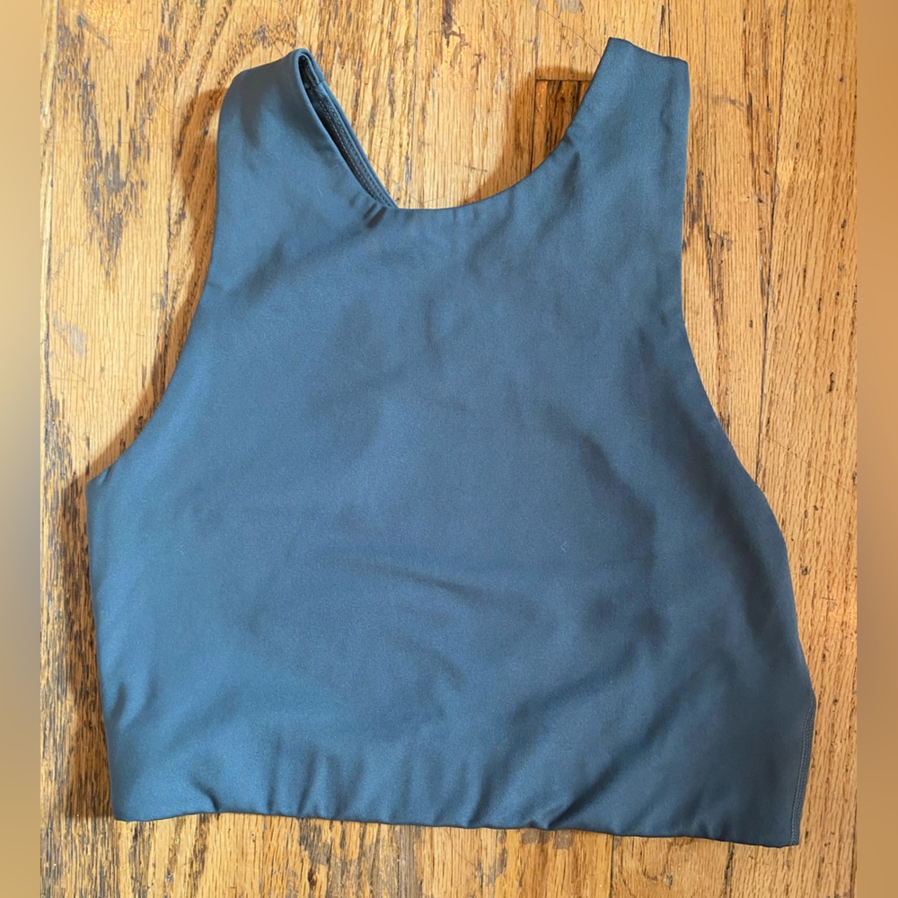 Girlfriend Collective green “Dylan” top